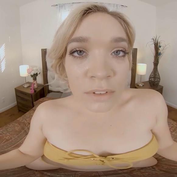 What's this cutie up to? VR Porn Video