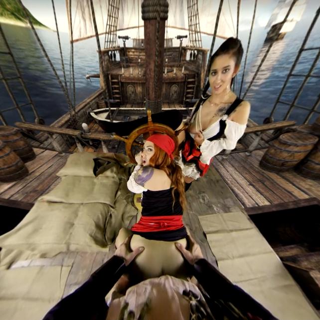 Horny pirates jumping on your cock