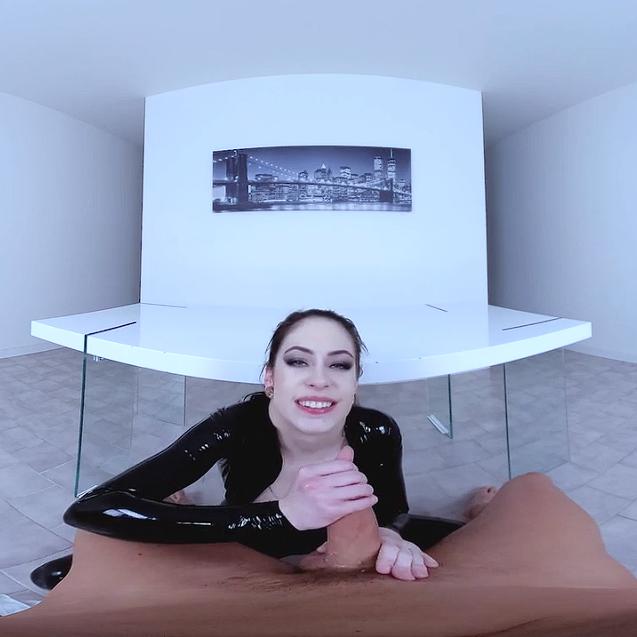 Fuck this latex beauty rough VR Porn Video